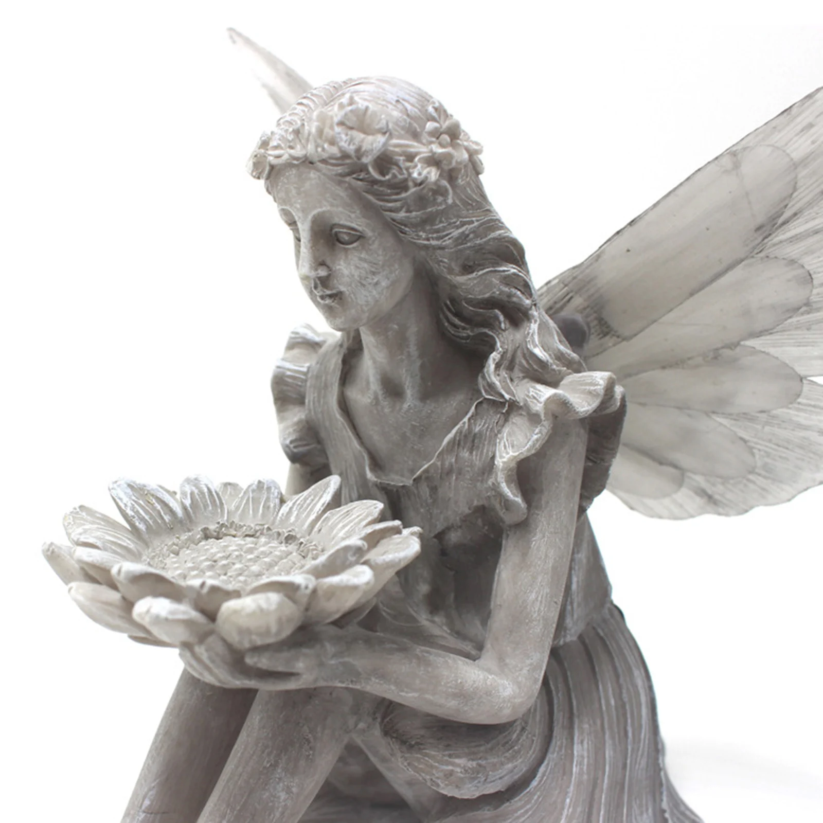 Fairy Statue Solar Light Faery with Wing Angel Figurine Sculpture Decoration
Fairy Statue Solar Light Faery with Wing Angel Figurine Sculpture Decoration