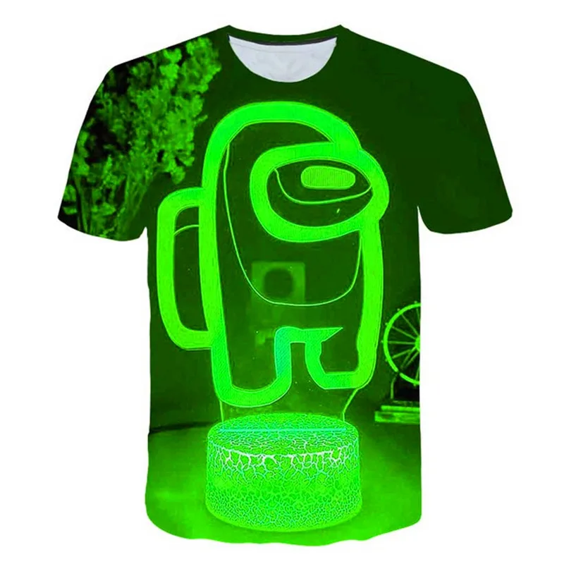 The game between us 3D printed short-sleeved T-shirts for boys, funny Imposter printed T-shirts for boys aged 4-16, summer 2021
The game between us 3D printed short-sleeved T-shirts for boys, funny Imposter printed T-shirts for boys aged 4-16, summer 2021