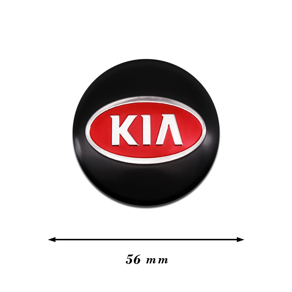 4 шт. колпачки-наклейки на колесо KIA Cerato Sportage R K2 K3 K5 RIO 3 Sorento 56 мм | Автомобили и
