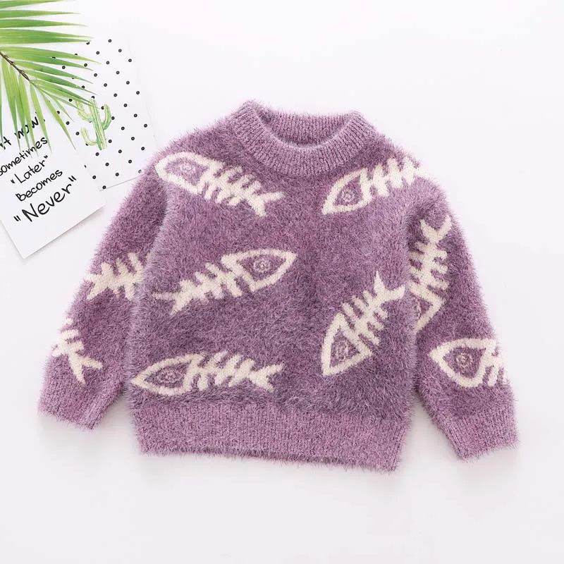 cartoon baby girls sweater winter cardigans toddler boys 2019 christmas letter autumn clothing long sleeve | Мать и ребенок