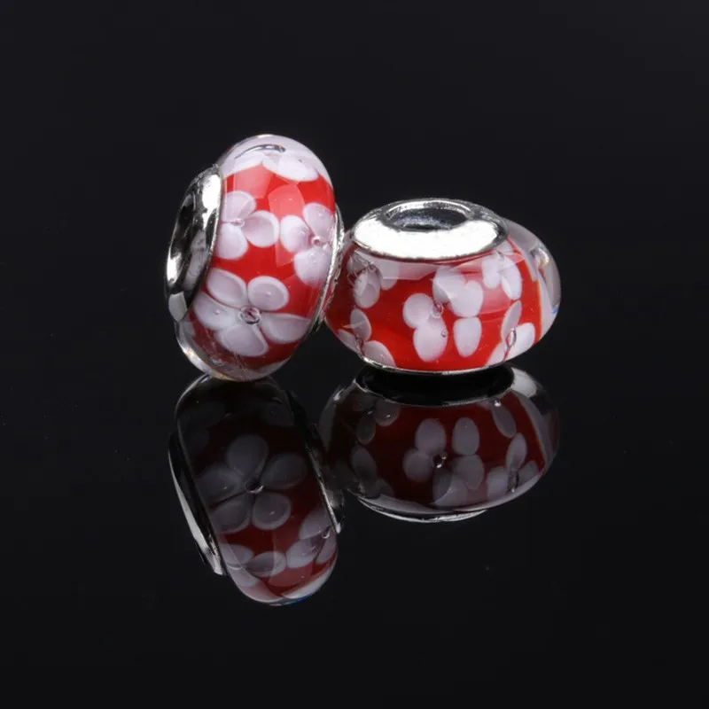 Exquisite Round Plum Blossom Glass Beads 925 Sterling Silver Charm Fit Original Pan Bracelet Necklace Diy Jewelry
Exquisite Round Plum Blossom Glass Beads 925 Sterling Silver Charm Fit Original Pan Bracelet Necklace Diy Jewelry