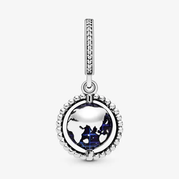 Hot Sale 925 Sterling Silver Spinning Globe Earth Dangle Charm Beads Fit Original Pandora Bracelet S925 Silver Jewelry Gift
Hot Sale 925 Sterling Silver Spinning Globe Earth Dangle Charm Beads Fit Original Pandora Bracelet S925 Silver Jewelry Gift