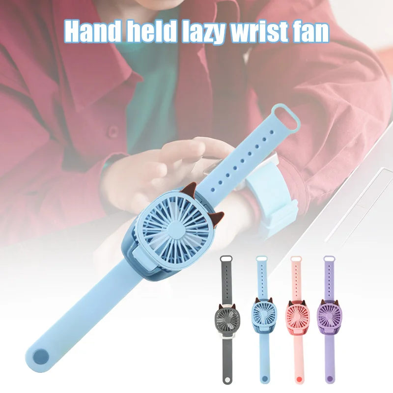 Mini Carry Soft Wrist Fan Watch Air Cooler with RGB Light USB Rechargeable 3 Speed Adjustable for Student Kids HUG
Mini Carry Soft Wrist Fan Watch Air Cooler with RGB Light USB Rechargeable 3 Speed Adjustable for Student Kids HUG