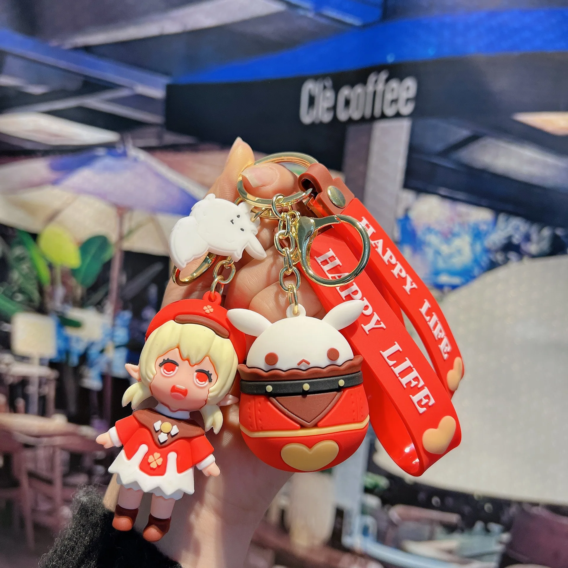 Genshin Impact Keychain Cute 3D PVC Toys Doll Bag Key Chains Morax Klee Jumpy Dumpty Car Pendant Keyring Friend Gifts
Genshin Impact Keychain Cute 3D PVC Toys Doll Bag Key Chains Morax Klee Jumpy Dumpty Car Pendant Keyring Friend Gifts