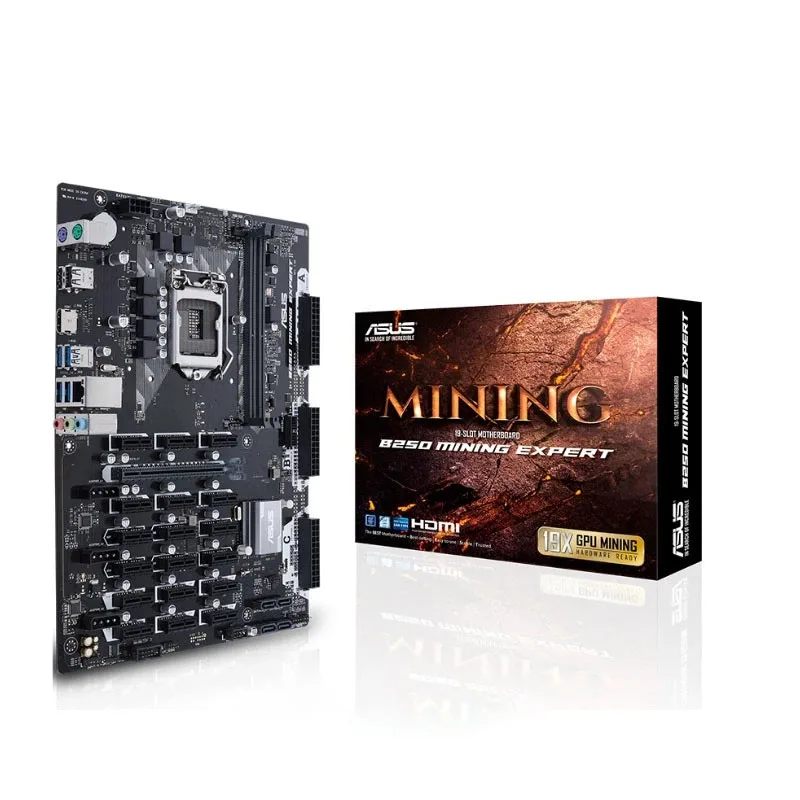 19GPU For Asus B250 MINING EXPERT Original new Desktop Intel B250 B250M DDR4 Motherboard LGA 1151 SATA3 M.2
19GPU For Asus B250 MINING EXPERT Original new Desktop Intel B250 B250M DDR4 Motherboard LGA 1151 SATA3 M.2