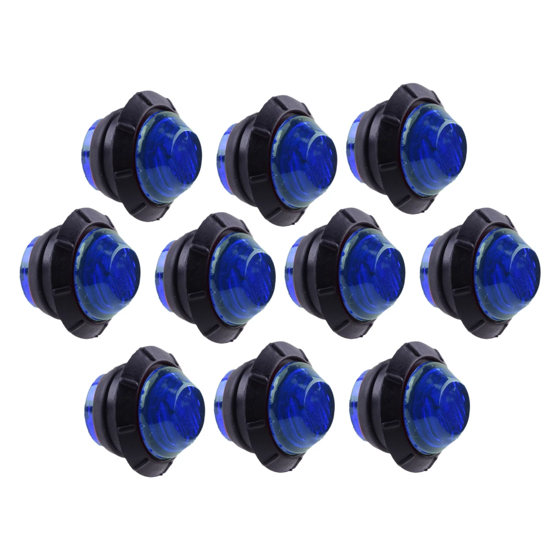 10pcs 12V Waterproof IP67 Blue 3/4" Round 3 LED Side Bullet Marker Lights Fit for Truck Trailer Bus RVs Utes UTVs Boat Caravans
10pcs 12V Waterproof IP67 Blue 3/4" Round 3 LED Side Bullet Marker Lights Fit for Truck Trailer Bus RVs Utes UTVs Boat Caravans