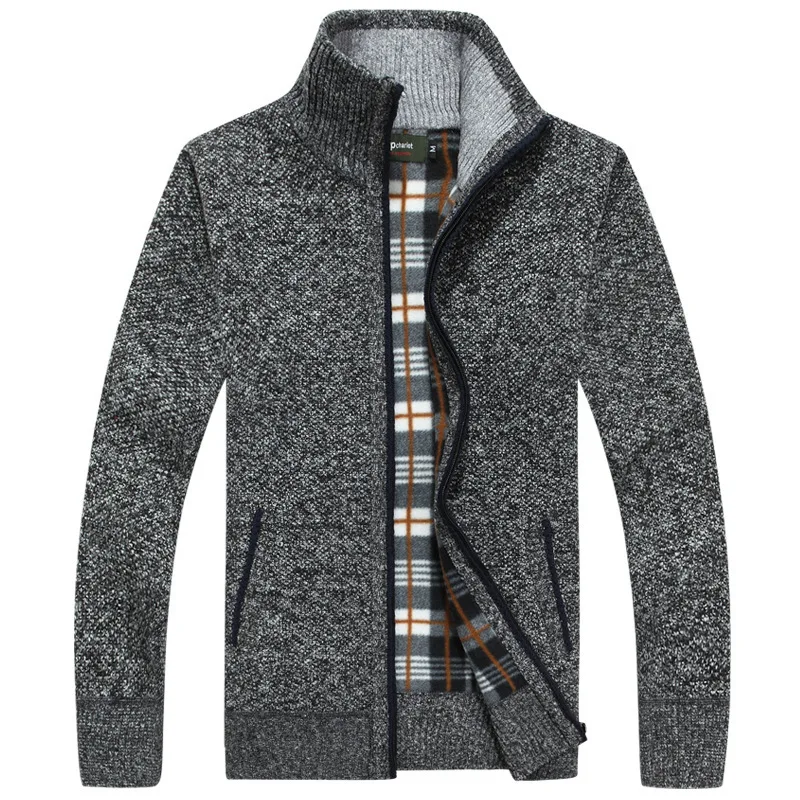 Autumn Men's Thick Warm Knitted Pullover Solid Long Sleeve Turtleneck Sweaters Half Zip Wool Fleece Winter Coat Comfy Clothing
Autumn Men's Thick Warm Knitted Pullover Solid Long Sleeve Turtleneck Sweaters Half Zip Wool Fleece Winter Coat Comfy Clothing