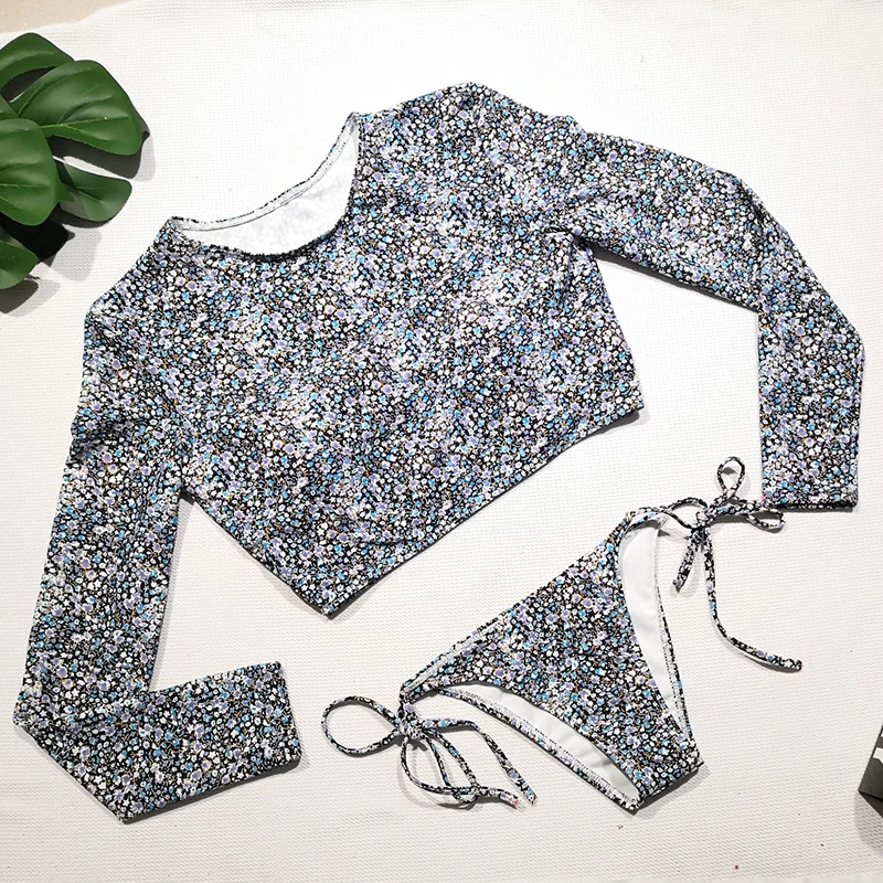 Swimsuit Long Sleeve Women Swimwear Retro Long Sleeve Surfing Beachwear Brazilian Bathing Suit Low Waist Biquini For Female
Swimsuit Long Sleeve Women Swimwear Retro Long Sleeve Surfing Beachwear Brazilian Bathing Suit Low Waist Biquini For Female