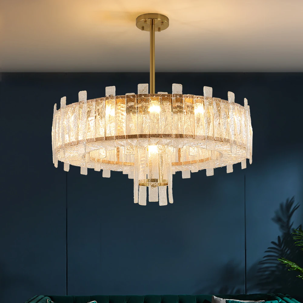 New Modern Gold Chandeliers Light for Living Room Bedroom Glass Lamp Home Decor Metal LED Hanging Lamps Indoor Lighting
New Modern Gold Chandeliers Light for Living Room Bedroom Glass Lamp Home Decor Metal LED Hanging Lamps Indoor Lighting