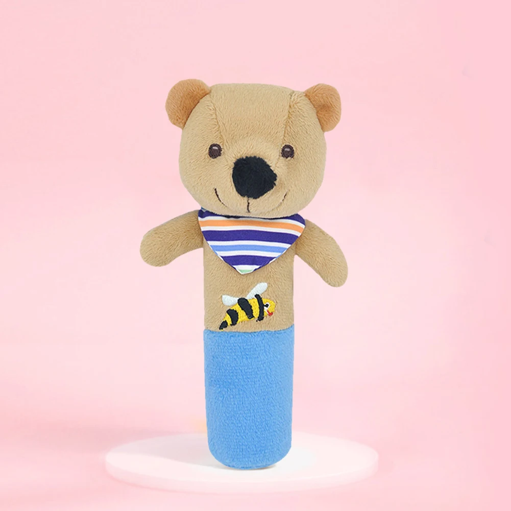 Cartoon Animal Handbells Rattles Infant Plush Infant Baby Development Handle Toy Infant Toddler Early Educational Toys
Cartoon Animal Handbells Rattles Infant Plush Infant Baby Development Handle Toy Infant Toddler Early Educational Toys