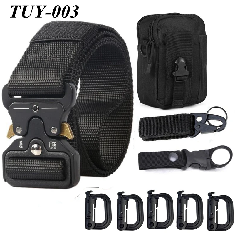 4.3cm Tactical Rigger Belt Work Belt Hiking Belt Military Belt Utility Nylon Webbing Belt with V-Ring Heavy-Duty Quick-Relea
4.3cm Tactical Rigger Belt Work Belt Hiking Belt Military Belt Utility Nylon Webbing Belt with V-Ring Heavy-Duty Quick-Relea