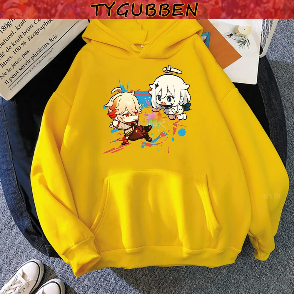 Genshin Impact Paimon Kaedehara Kazuha Print Kawaii Hoodie Sweatshirt Women Winter Clothes Tops Y2k Hoodies Women Sweetshirts
Genshin Impact Paimon Kaedehara Kazuha Print Kawaii Hoodie Sweatshirt Women Winter Clothes Tops Y2k Hoodies Women Sweetshirts