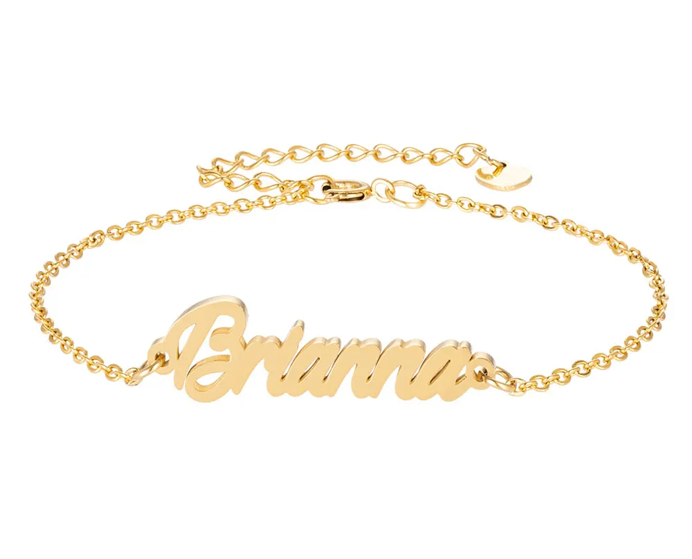Brianna Name Bracelet for Women Girl Jewelry Stainless Steel with Gold Plated Nameplate Charm Femme Mother Girlfriend Best Gift
Brianna Name Bracelet for Women Girl Jewelry Stainless Steel with Gold Plated Nameplate Charm Femme Mother Girlfriend Best Gift
