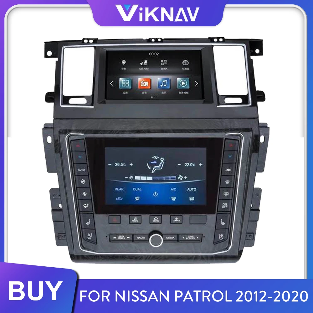 Автомагнитола для Nissan патруль Y62 2012-2020 Android двойной экран автомобильный стерео Мультимедийный плеер GPS-навигатор магнитофон головное устройство
Автомагнитола для Nissan патруль Y62 2012-2020 Android двойной экран автомобильный стерео Мультимедийный плеер GPS-навигатор магнитофон головное устройство