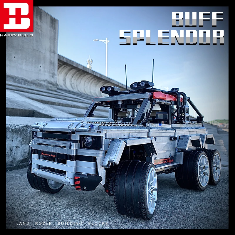 MOC Technical Series Off-Road Vehicle SUV Land Car Rover Truck Model Bricks Compatible with 42110 Building Blocks DIY Kids Toys
MOC Technical Series Off-Road Vehicle SUV Land Car Rover Truck Model Bricks Compatible with 42110 Building Blocks DIY Kids Toys