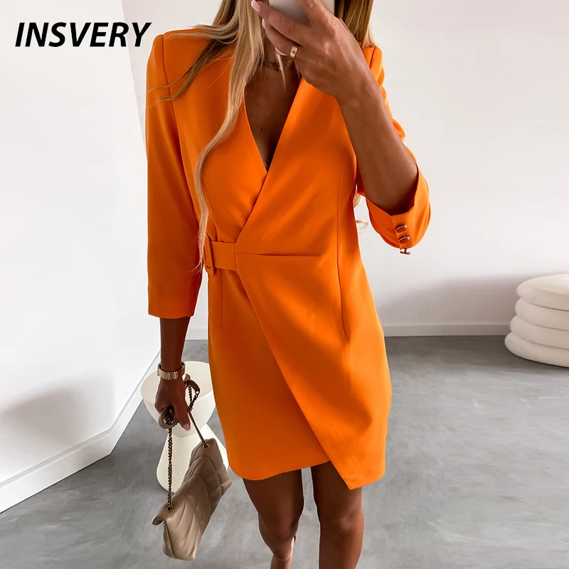 Elegant Women Dress 2022 Office Lady Dresses Spring Autumn Long Sleeve V Neck Party Dress Women Fashion Casual Solid Short Dress
Elegant Women Dress 2022 Office Lady Dresses Spring Autumn Long Sleeve V Neck Party Dress Women Fashion Casual Solid Short Dress
