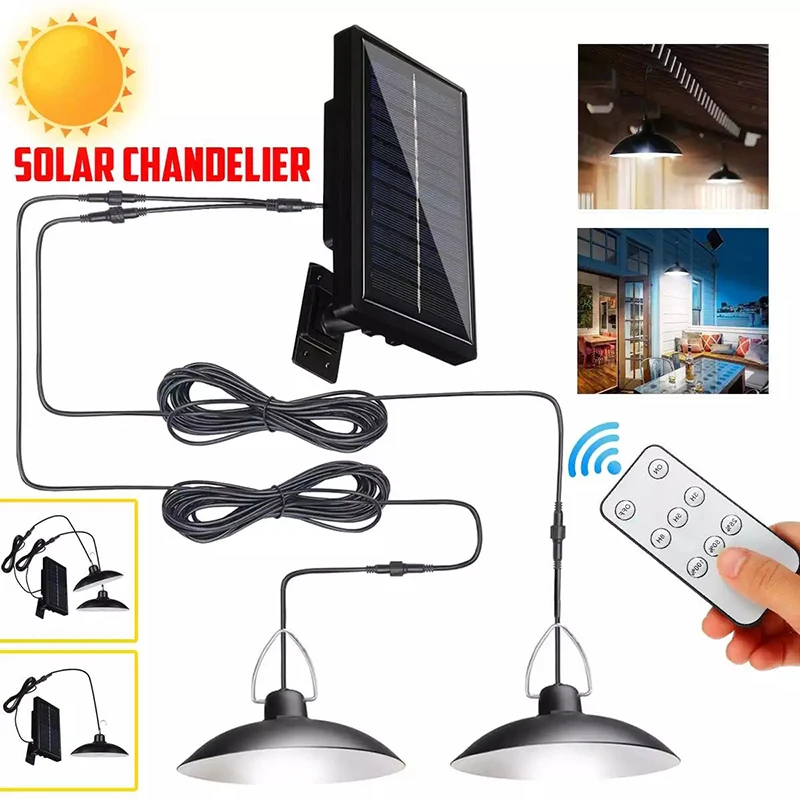 C2 Split Solar Light Chandelier IR Remote Outdoor Solar Wall Lamp With Line Sunlight Powered Emergency Lantern for Garden Street
C2 Split Solar Light Chandelier IR Remote Outdoor Solar Wall Lamp With Line Sunlight Powered Emergency Lantern for Garden Street