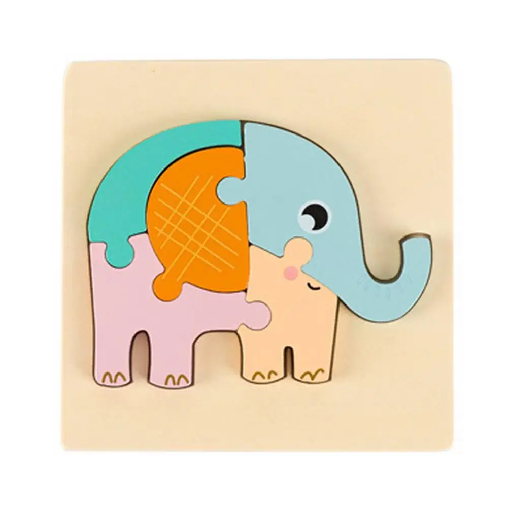5pcs Mini Size Kids Toys Wooden 3D Jigsaw Puzzle for Children Baby Cartoon Animal elephant Tangram Puzzles Educational toy
5pcs Mini Size Kids Toys Wooden 3D Jigsaw Puzzle for Children Baby Cartoon Animal elephant Tangram Puzzles Educational toy