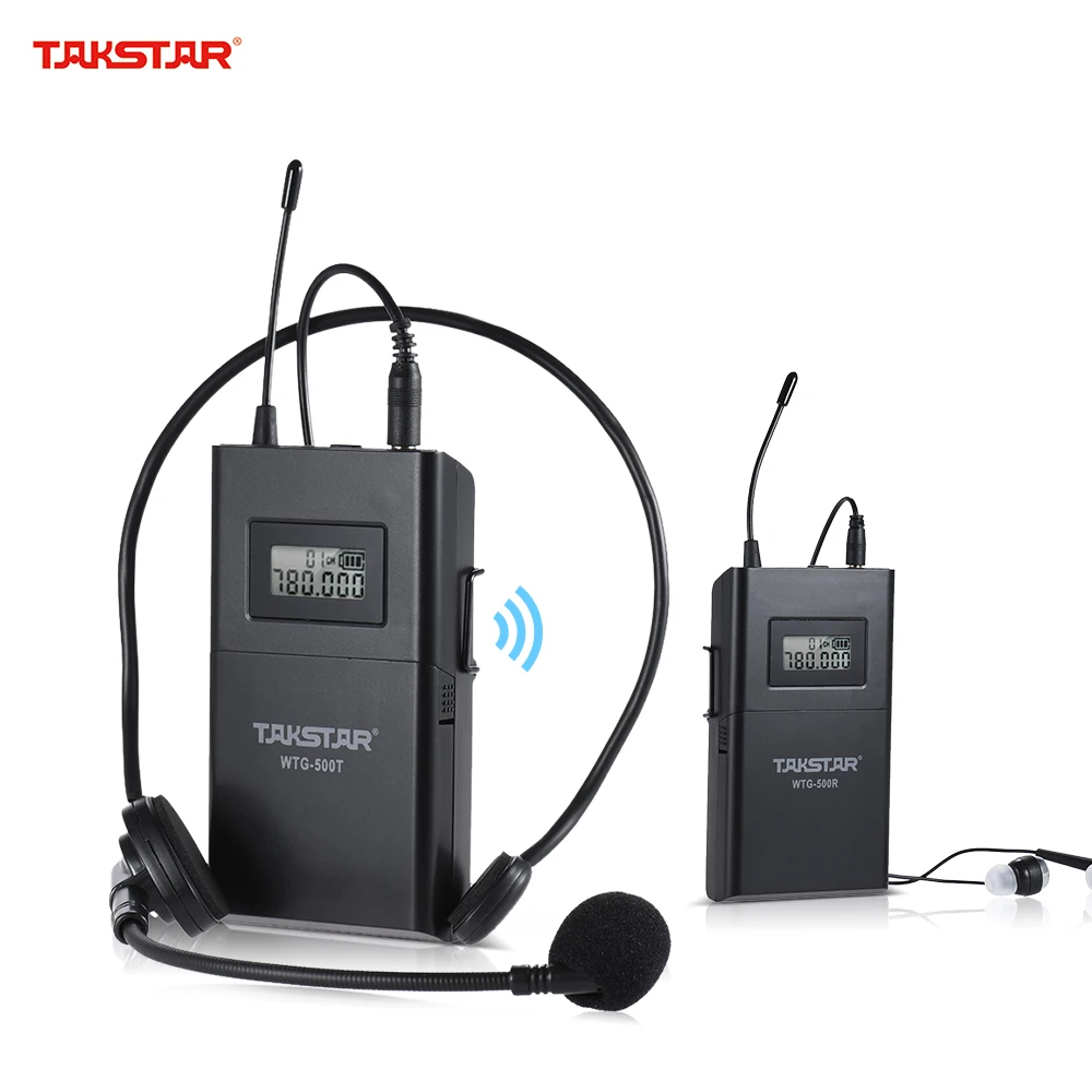 Transmission System TAKSTAR WTG-500 UHF Wireless Acoustic (Transmitter + Receiver) 100m Effective Range 6 Selectable Channels
Transmission System TAKSTAR WTG-500 UHF Wireless Acoustic (Transmitter + Receiver) 100m Effective Range 6 Selectable Channels