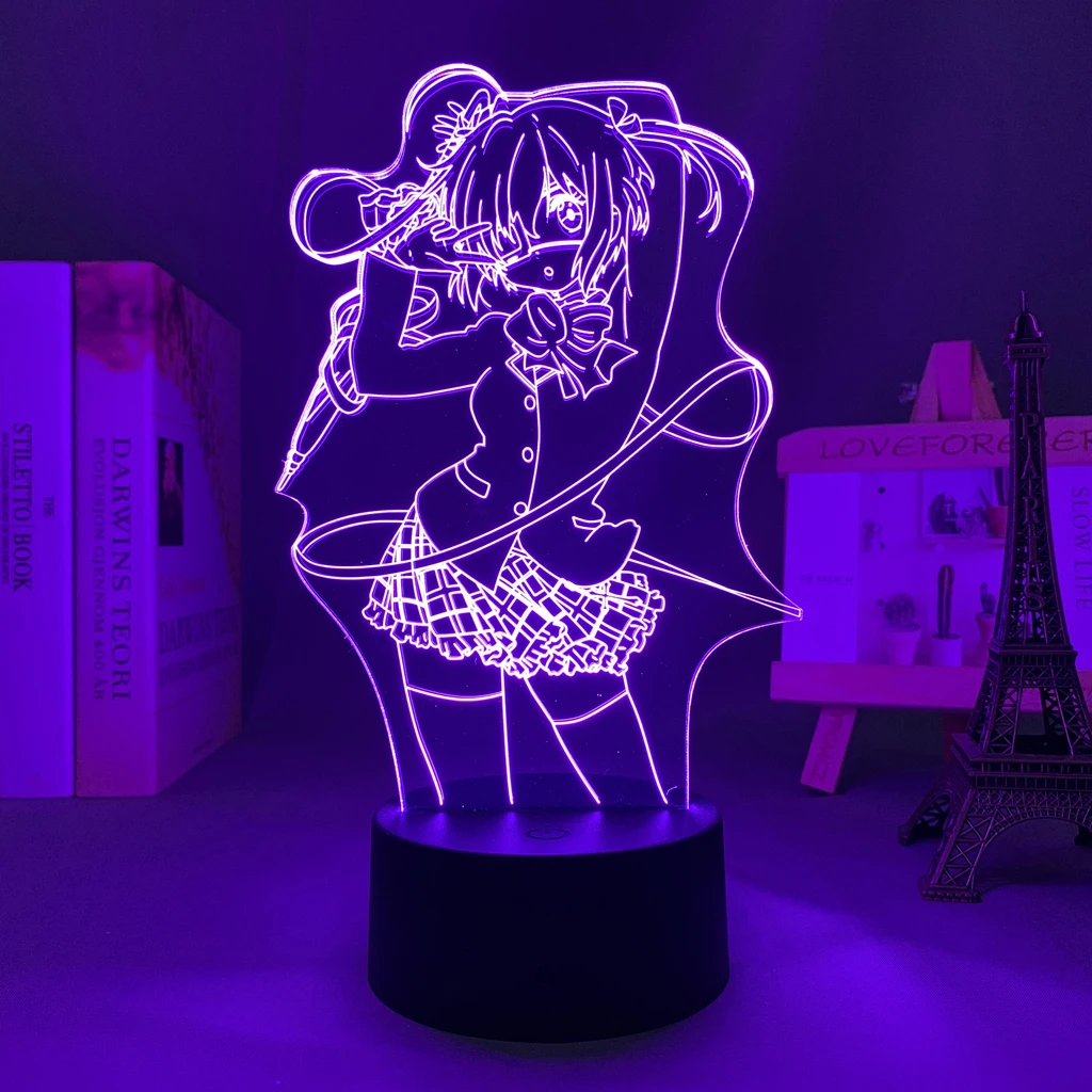 Anime Love Chunibyo Other Delusions Rikka Takanashi Figure Lamp for Room Decor Manga Light Chuunibyou Demo Koi Ga Shitai
Anime Love Chunibyo Other Delusions Rikka Takanashi Figure Lamp for Room Decor Manga Light Chuunibyou Demo Koi Ga Shitai