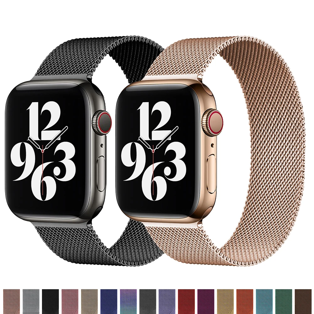 Ремешок «Миланская петля» из нержавеющей стали для Apple Watch SE Series 6 5 1 2 3 4 42 мм 38 мм 44 мм 40 мм
Ремешок «Миланская петля» из нержавеющей стали для Apple Watch SE Series 6 5 1 2 3 4 42 мм 38 мм 44 мм 40 мм