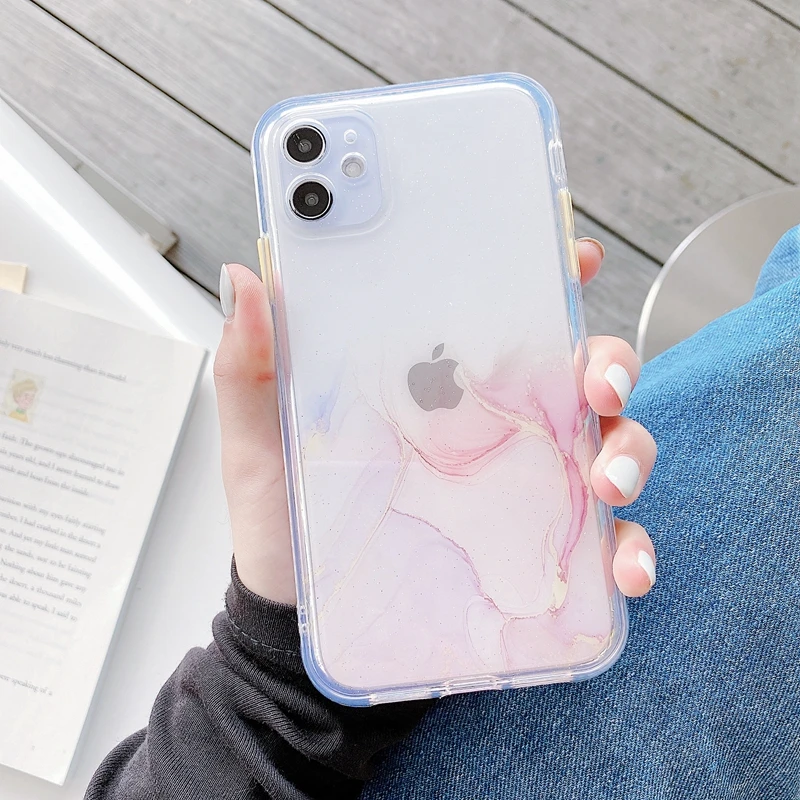 Luxury Marble Transparent Phone Case For iphone 11 12 mini Pro Max XS X XR 7 8 plus SE 2020 Soft Silicone Shockproof Cases Cover
Luxury Marble Transparent Phone Case For iphone 11 12 mini Pro Max XS X XR 7 8 plus SE 2020 Soft Silicone Shockproof Cases Cover