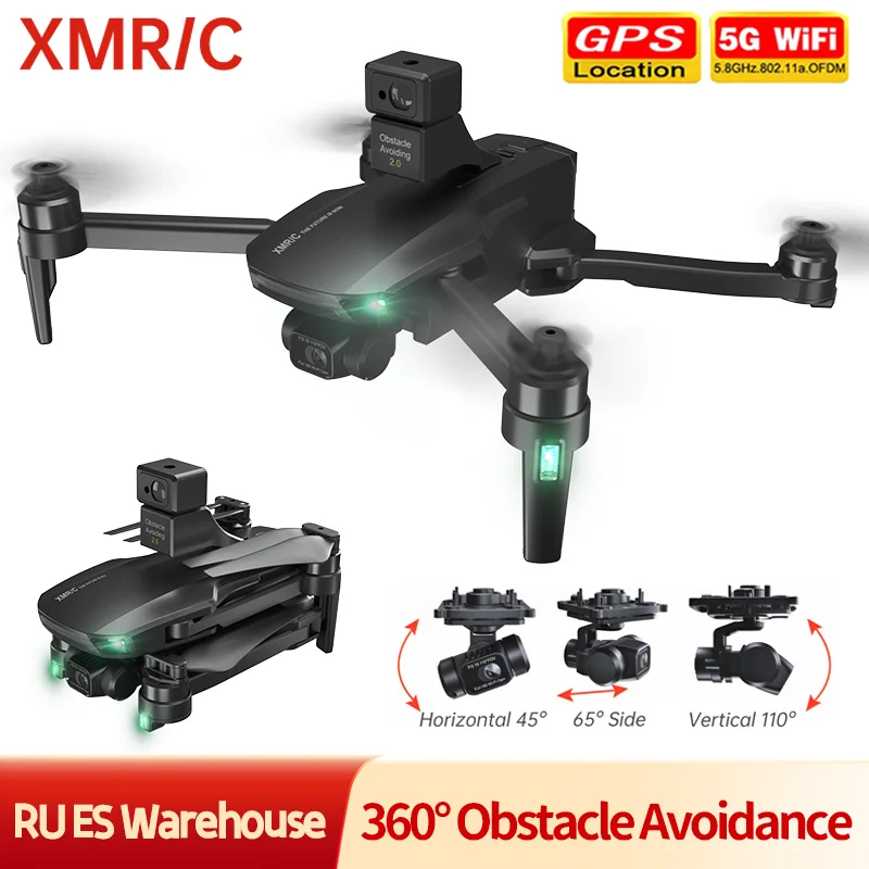 Дрон XMRC GPS с HD-камерой 6K, 3-осевой карданный подвес, EIS 5G Wifi FPV, профессиональный Радиоуправляемый квадрокоптер, бесщеточный двигатель, складно...
Дрон XMRC GPS с HD-камерой 6K, 3-осевой карданный подвес, EIS 5G Wifi FPV, профессиональный Радиоуправляемый квадрокоптер, бесщеточный двигатель, складно...