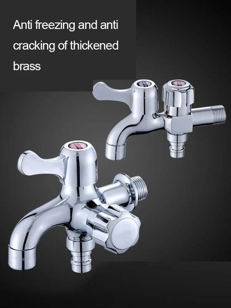 Brass Washing Machine Faucet 1In 2 Out Multifunctional Faucet Double Bibcock Outdoor Garden Washing Machine Mop Tap wall faucet
Brass Washing Machine Faucet 1In 2 Out Multifunctional Faucet Double Bibcock Outdoor Garden Washing Machine Mop Tap wall faucet