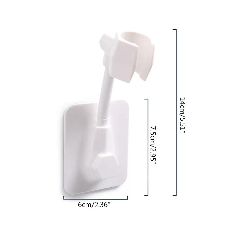 Adjustable Bathroom Shower Head Bracket Stand Wall Mounted Holder for Handheld Sprayer
Adjustable Bathroom Shower Head Bracket Stand Wall Mounted Holder for Handheld Sprayer