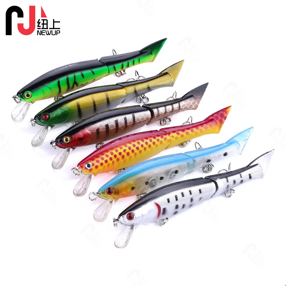 1PCS Jointed Fishing Lure 2 Sections Lure 12cm 13.5g Sinking Minnow Plastic Artificial Fishing wobbler Tools diving 0.6-1.8cm
1PCS Jointed Fishing Lure 2 Sections Lure 12cm 13.5g Sinking Minnow Plastic Artificial Fishing wobbler Tools diving 0.6-1.8cm