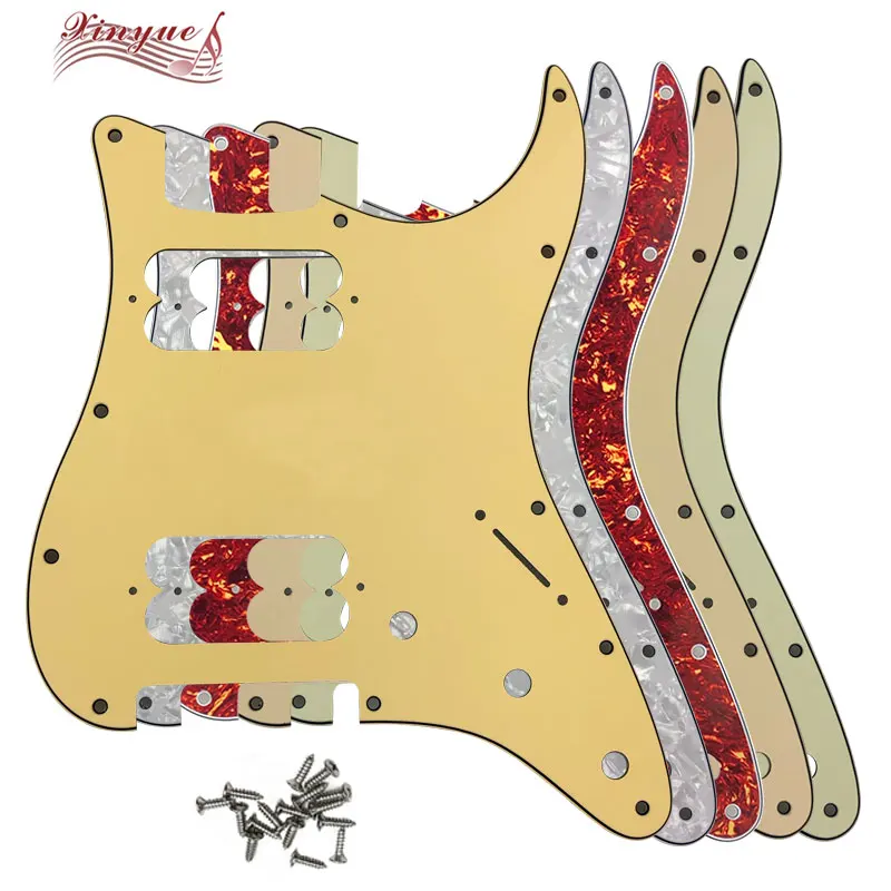 Xinyue Guitar Parts - For FD US 11 Mounting Screw Hole Standard Start Player HH Guitar Pickguard Double Pickup Screw Hole
Xinyue Guitar Parts - For FD US 11 Mounting Screw Hole Standard Start Player HH Guitar Pickguard Double Pickup Screw Hole