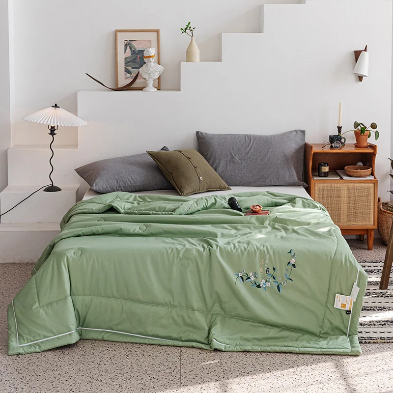Light Weight Summer Mint Fiber Soybean Summer Duvet Single Double Air Conditioning Quilt New Summer Cool Quilt Summer Comforter
Light Weight Summer Mint Fiber Soybean Summer Duvet Single Double Air Conditioning Quilt New Summer Cool Quilt Summer Comforter