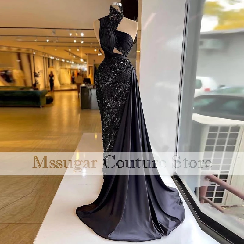 2021 New Black Mermaid Prom Dresses Appliques Beading Sequins Celebrity Dress robe de soirée de mariage
2021 New Black Mermaid Prom Dresses Appliques Beading Sequins Celebrity Dress robe de soirée de mariage