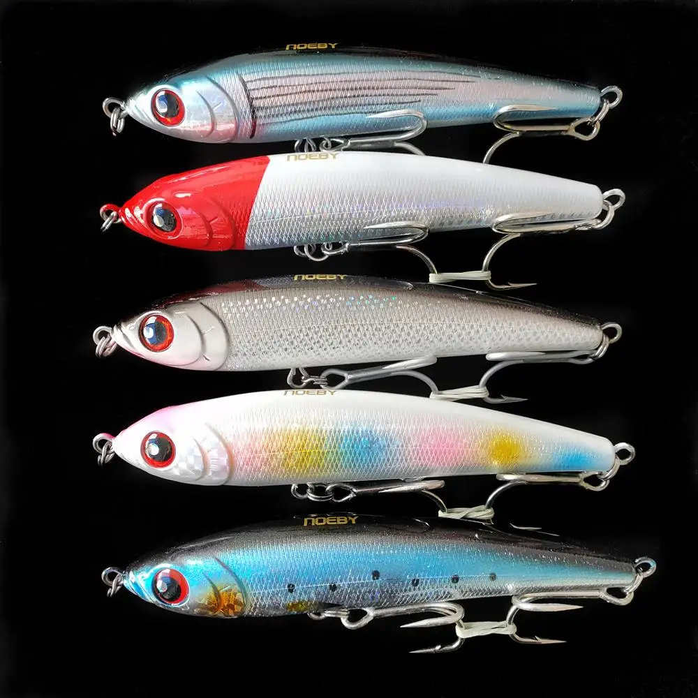 Noeby 5 шт. 160 мм 100g опускается на дно 0,8-2,6 m воблер карандаш Stickbaits Leurr Морская рыбалка сибас синего цвета с плаавающими рыбками жесткие приманки ...
Noeby 5 шт. 160 мм 100g опускается на дно 0,8-2,6 m воблер карандаш Stickbaits Leurr Морская рыбалка сибас синего цвета с плаавающими рыбками жесткие приманки ...