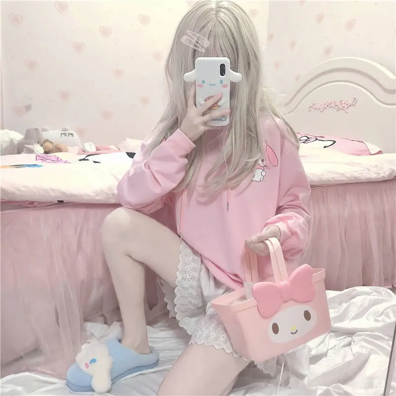 2021 spring and summer pink print cartoon oversized hoodie Japanese ins college style cute and sweet loose hooded student jacket
2021 spring and summer pink print cartoon oversized hoodie Japanese ins college style cute and sweet loose hooded student jacket
