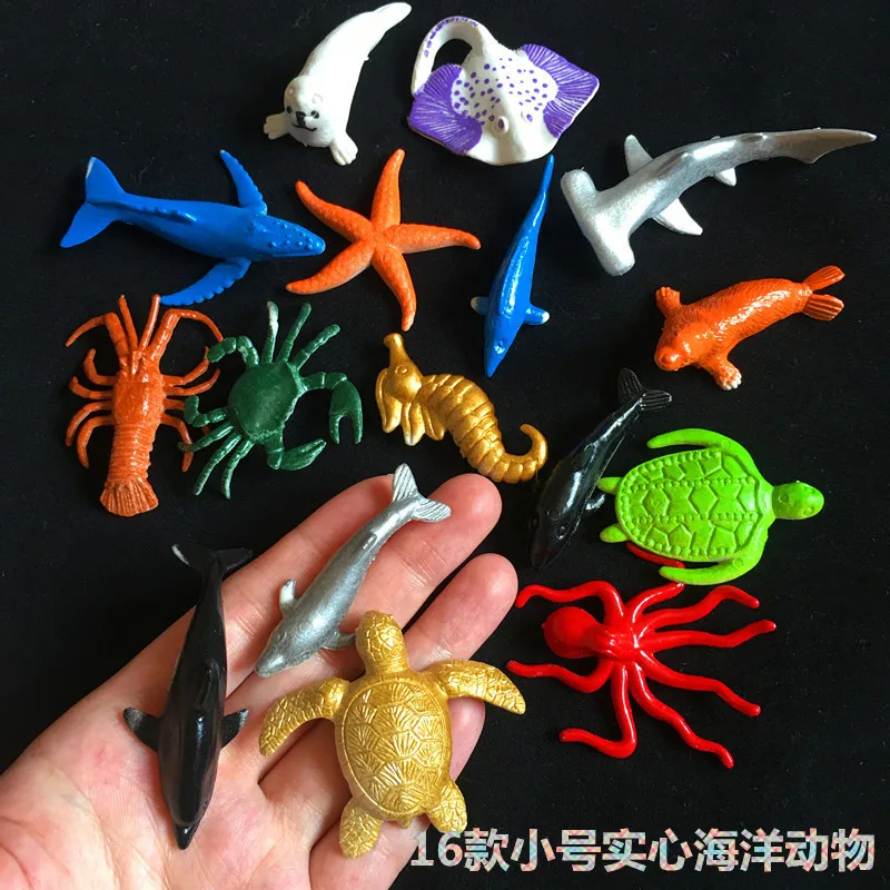 

16 шт. имитационная модель морского животного игрушка имитация морских животных океан морская фигурки животных