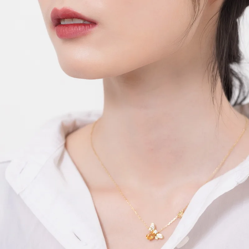 Women Necklace 925 Sterling butterfly necklace Fashion Trend Crystals Necklace
Women Necklace 925 Sterling butterfly necklace Fashion Trend Crystals Necklace