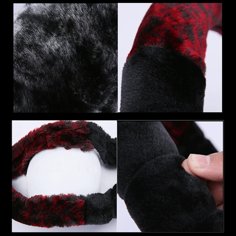 Plush Warm Car Steering Wheel Cover Artificial Fur for vw passat b3 b5 b5.5 b6 b7 b8 cc 3c 3bg variant polo 9n 6r sedan touareg |