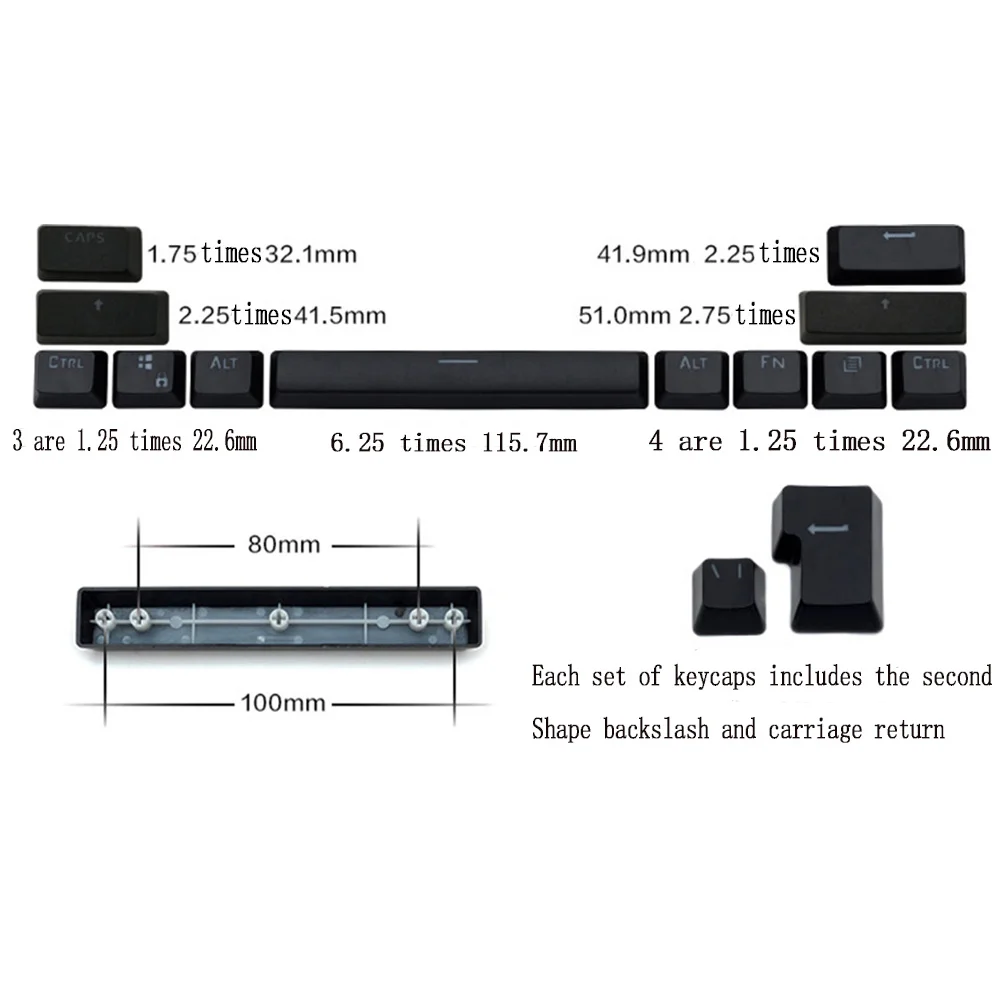 Gaming keycaps Mechanical keyboard cap Key 104 Keys Translucent Backlight White & Black Keycaps Russian/Korean Key Cap Switches
Gaming keycaps Mechanical keyboard cap Key 104 Keys Translucent Backlight White & Black Keycaps Russian/Korean Key Cap Switches