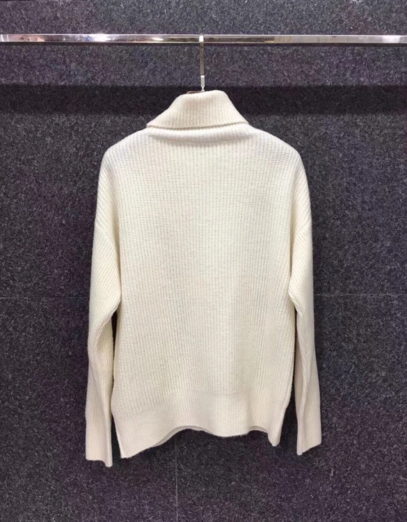 2020 autumn and winter new women's fashion high neck button stitching decorative solid color long-sleeved sweater 1205
2020 autumn and winter new women's fashion high neck button stitching decorative solid color long-sleeved sweater 1205