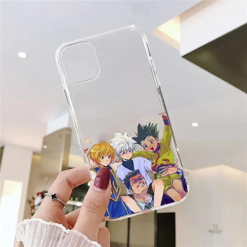 Hunter X Hunter Anime Phone Case Transparent for iPhone 6 7 8 11 12 s mini pro X XS XR MAX Plus SE cover funda
Hunter X Hunter Anime Phone Case Transparent for iPhone 6 7 8 11 12 s mini pro X XS XR MAX Plus SE cover funda