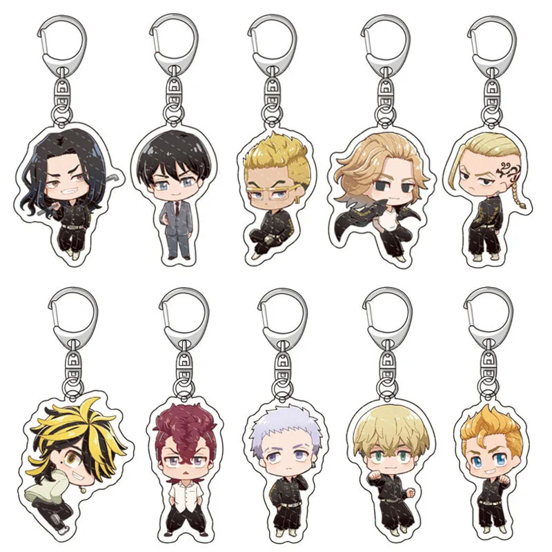 Tokyo Revengers Anime Cosplay Keychain Manjiro Ken Takemichi Hinata Atsushi Chibi Kawaii Bag Pendant Fans Collection Props
Tokyo Revengers Anime Cosplay Keychain Manjiro Ken Takemichi Hinata Atsushi Chibi Kawaii Bag Pendant Fans Collection Props