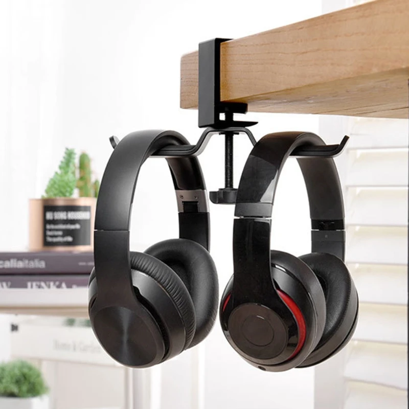 Aluminium Alloy Headphone Holder Headset Rotatable Double Earphone Stand Mount 103E
Aluminium Alloy Headphone Holder Headset Rotatable Double Earphone Stand Mount 103E