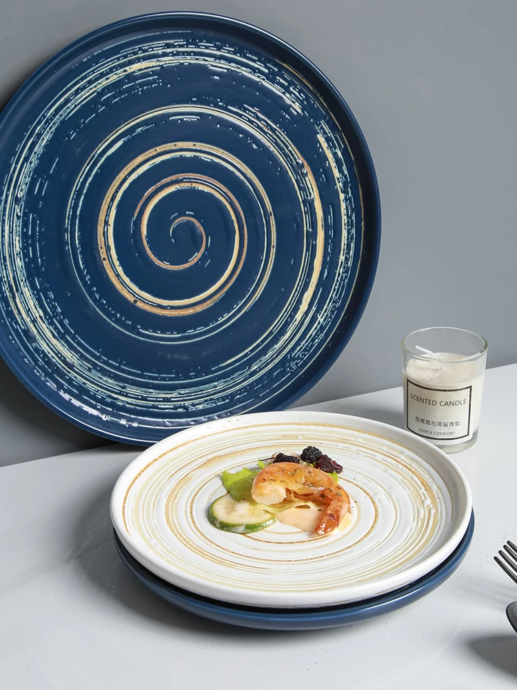 Japanese Hand-painted Creative Ceramic Dessert Plate Fruit Plate Fish Plate Steak Plate Round Flat Plate Platter Tableware
Japanese Hand-painted Creative Ceramic Dessert Plate Fruit Plate Fish Plate Steak Plate Round Flat Plate Platter Tableware