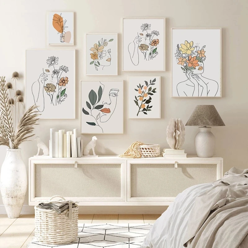 Leaf and Flower Posters and Prints for Bedroom Living Room Canvas Painting Wall Art Pictures Modern Scandinavian Home Design
Leaf and Flower Posters and Prints for Bedroom Living Room Canvas Painting Wall Art Pictures Modern Scandinavian Home Design