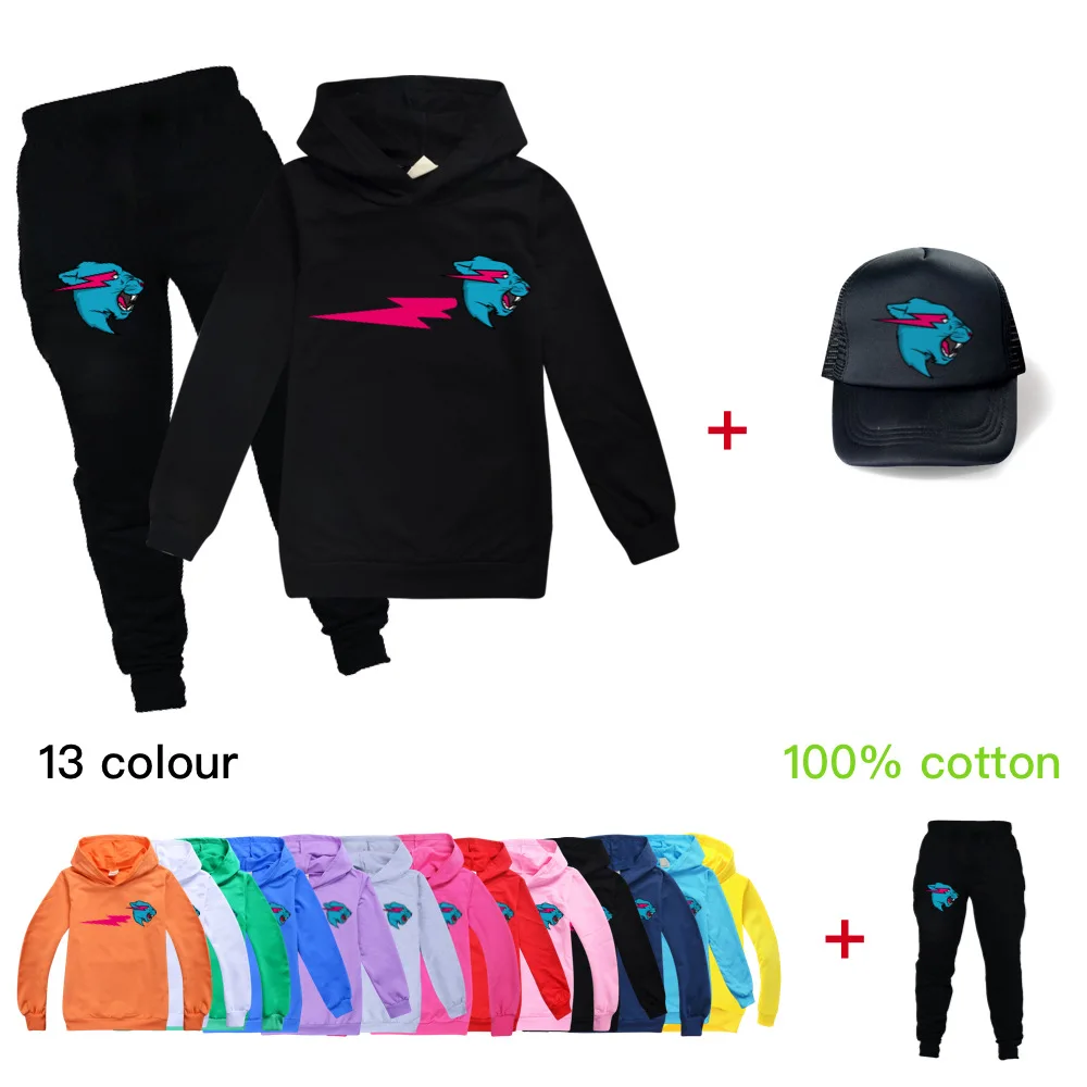 3-15 Years Kids Boys Clothes Cat Print Hooded Tops+Pant 2pcs set Long Sleeve Toddler Clothing Baby Suit Autumn Kids Streetwear
3-15 Years Kids Boys Clothes Cat Print Hooded Tops+Pant 2pcs set Long Sleeve Toddler Clothing Baby Suit Autumn Kids Streetwear