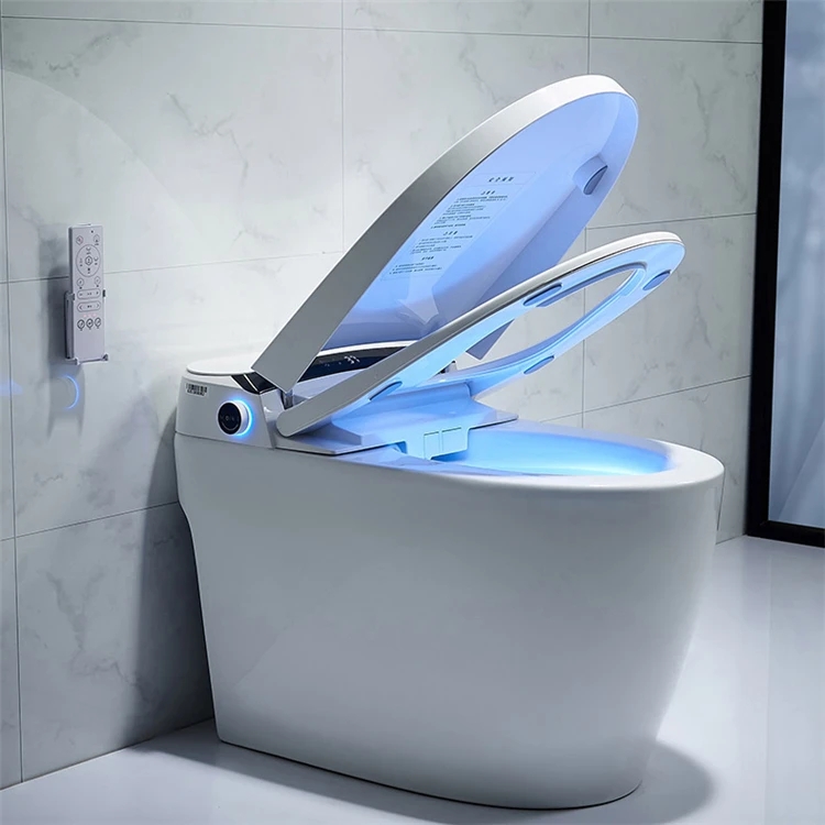 Hot selling japanese one piece toilet automatic ceramic smart intelligent closestool smart wc intelligent smart toilet
Hot selling japanese one piece toilet automatic ceramic smart intelligent closestool smart wc intelligent smart toilet