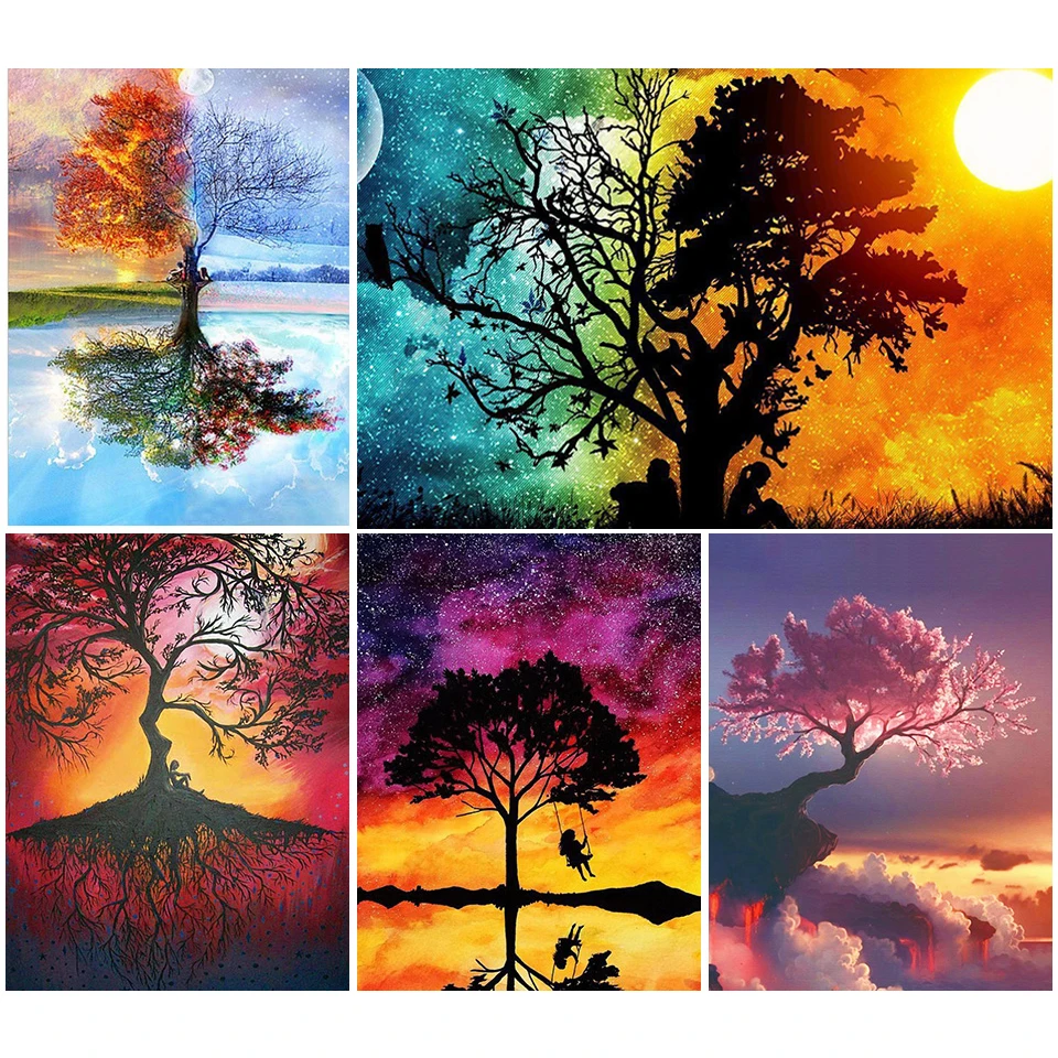 DUTEY 5D Diamond Painting Four SeasonsTree Cross Stitch Kit Full Drill Embroidery Mosaic Handmade Art Gift Hobby Home Decoration
DUTEY 5D Diamond Painting Four SeasonsTree Cross Stitch Kit Full Drill Embroidery Mosaic Handmade Art Gift Hobby Home Decoration