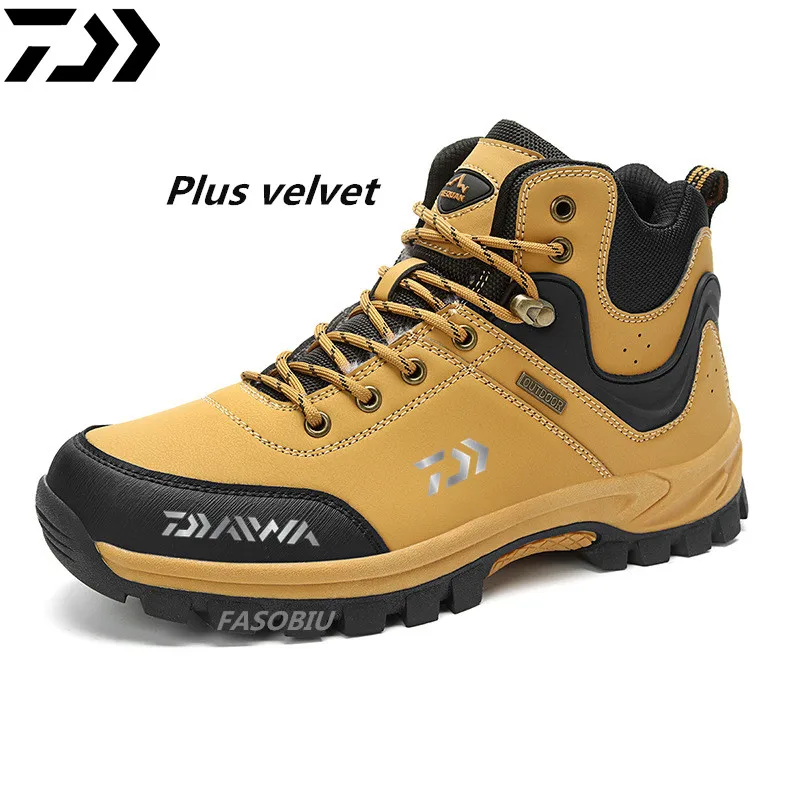 Men High Quality Plus Velvet Fishing Non-slip Leather Boots Hiking Tactical Desert Combat Men's Boots Outdoor Shoes Ankle Boots
Men High Quality Plus Velvet Fishing Non-slip Leather Boots Hiking Tactical Desert Combat Men's Boots Outdoor Shoes Ankle Boots