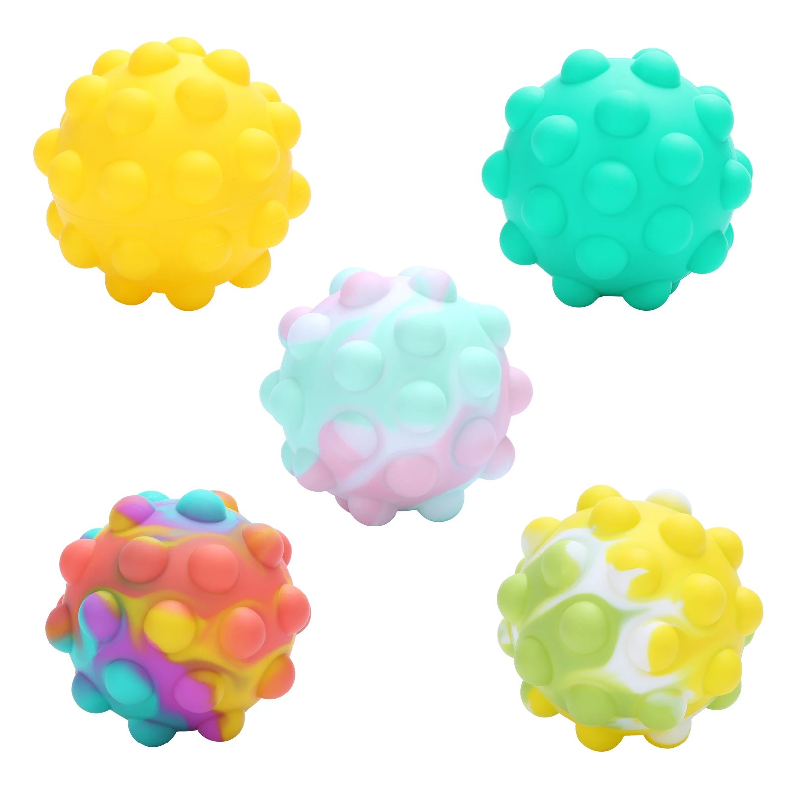 Anti-Stress Ball Fidget Toys Silicone Decompression Toy Alleviate Tension Non-Toxic ADHD Anxiety Relief Sensory Toy for Kids
Anti-Stress Ball Fidget Toys Silicone Decompression Toy Alleviate Tension Non-Toxic ADHD Anxiety Relief Sensory Toy for Kids